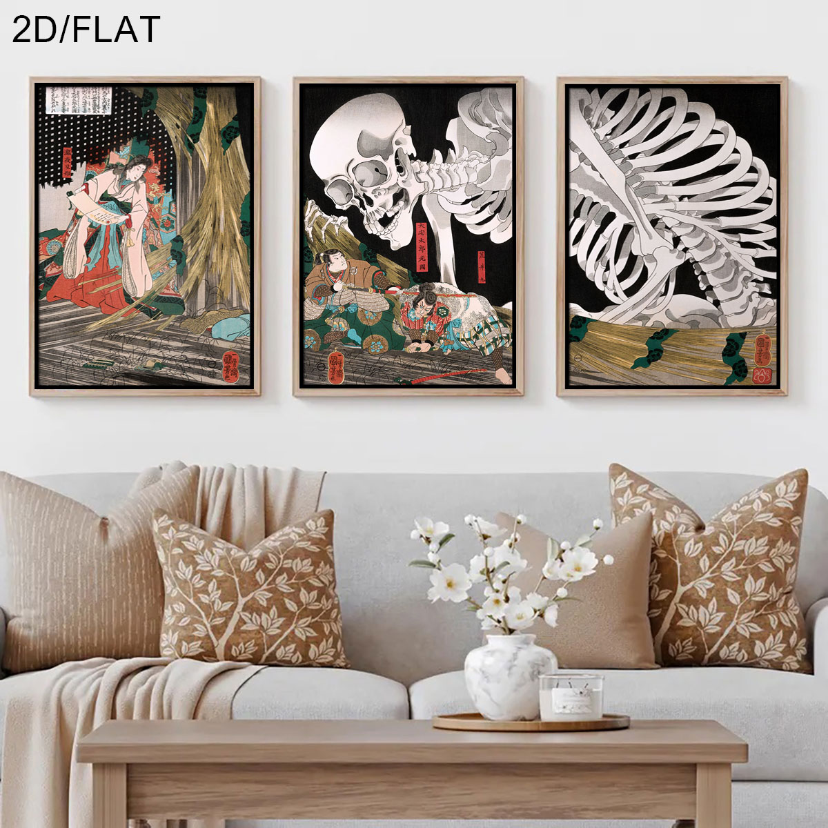 Home Decor Youtube - 3pcs Retro Japanese Takiyasha The Witch