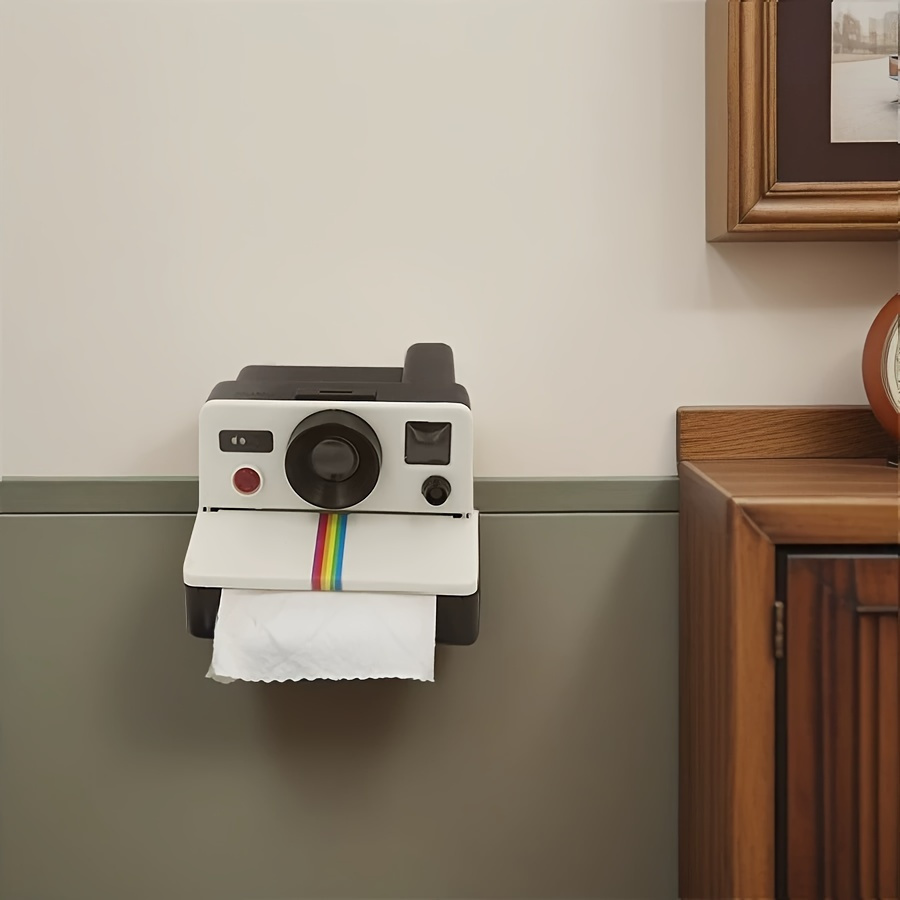 Home Decor Design Ideas - 1 Camera Designed Toilet Paper Holder