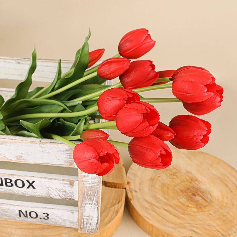 5 Head Artificial Tulips Weddi - Home Decor Tulip recension och pris