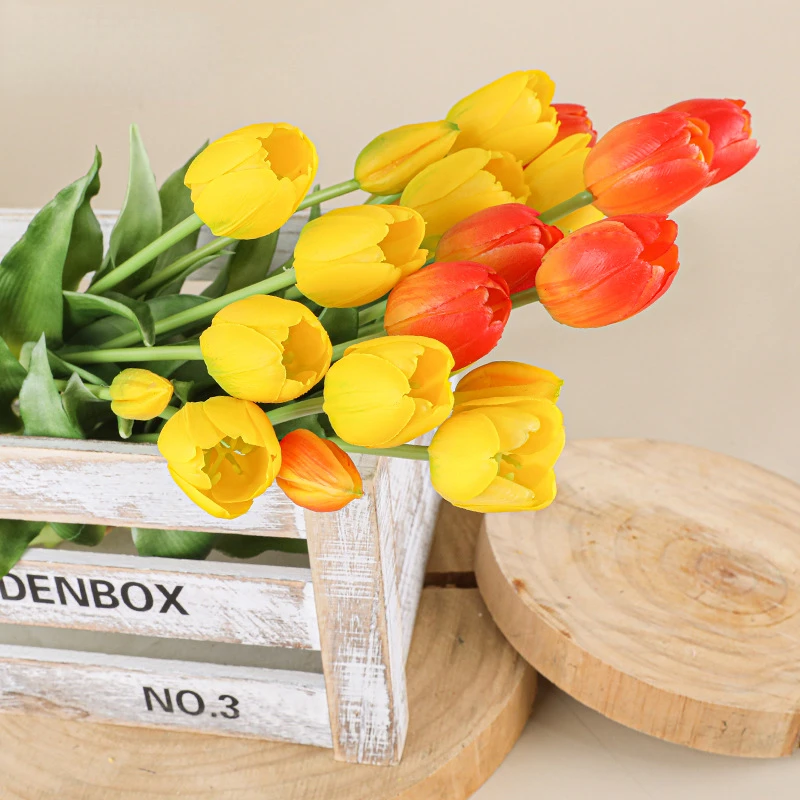 5 Head Artificial Tulips Weddi - Home Decor Tulip recension och pris