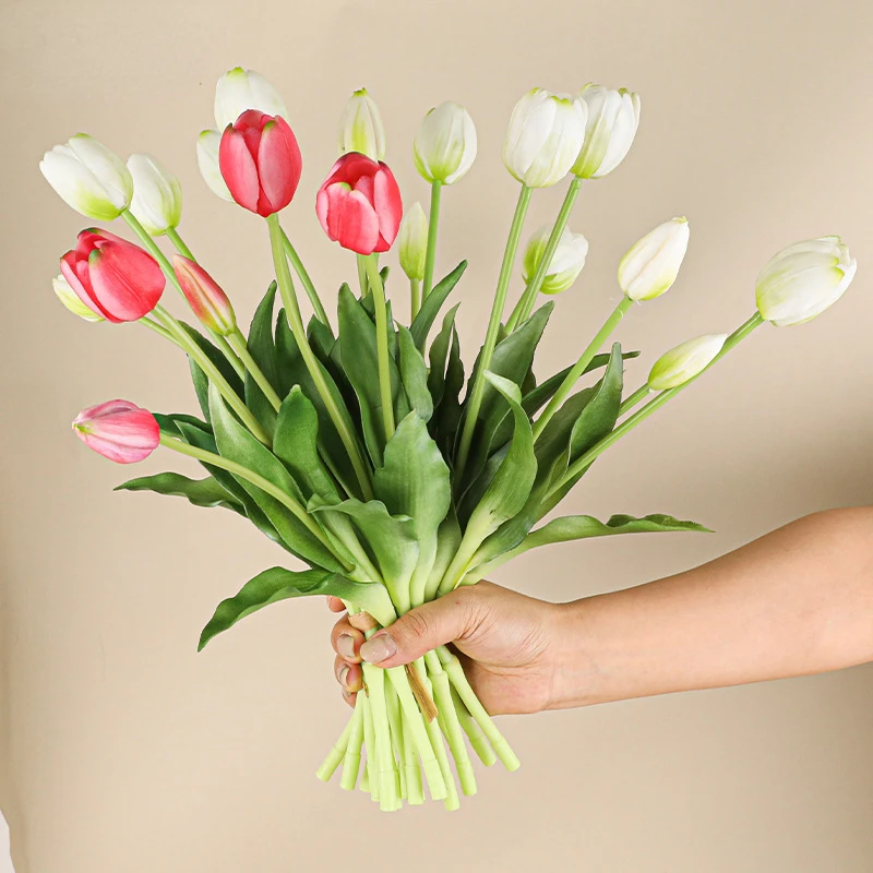 5 Head Artificial Tulips Weddi - Home Decor Tulip recension och pris
