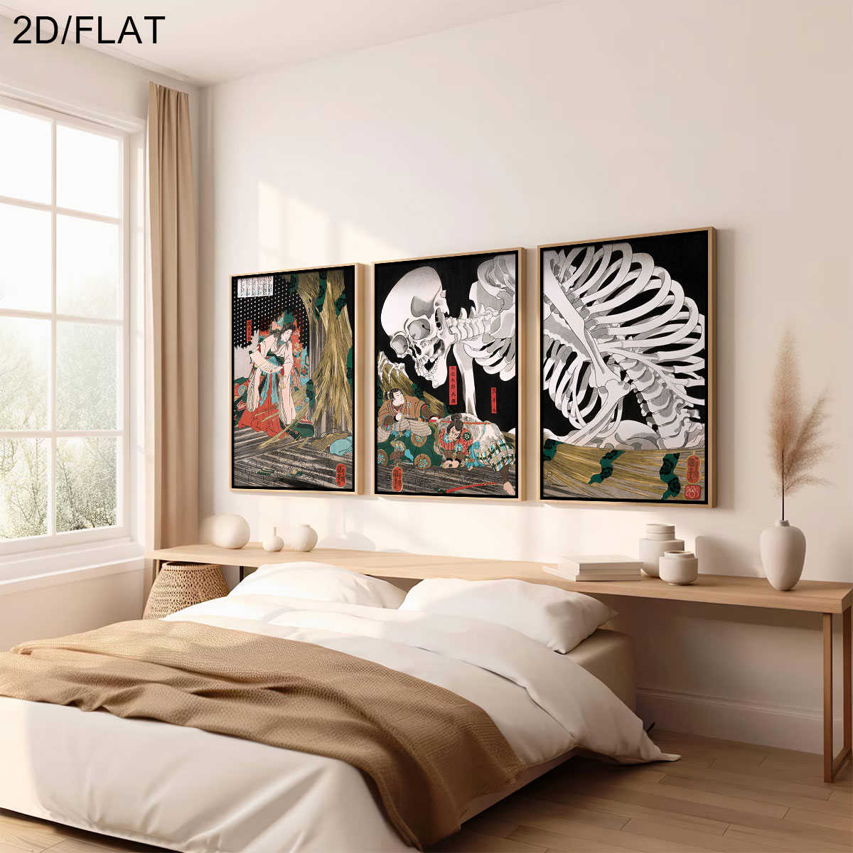 3pcs Retro Japanese Takiyasha  - Home Decor Youtube recension och pris