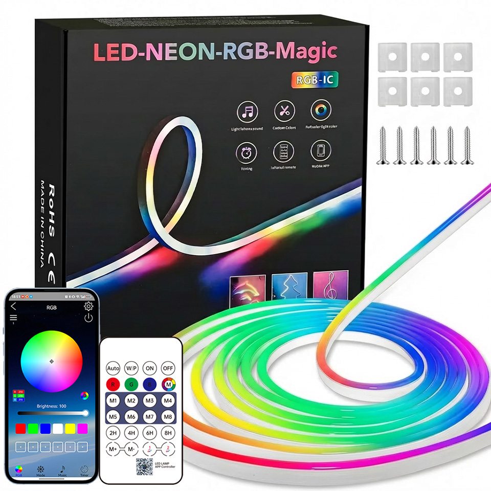 Bluetooth RGB Neon LED Strip 1 - Home Decor App Free recension och pris