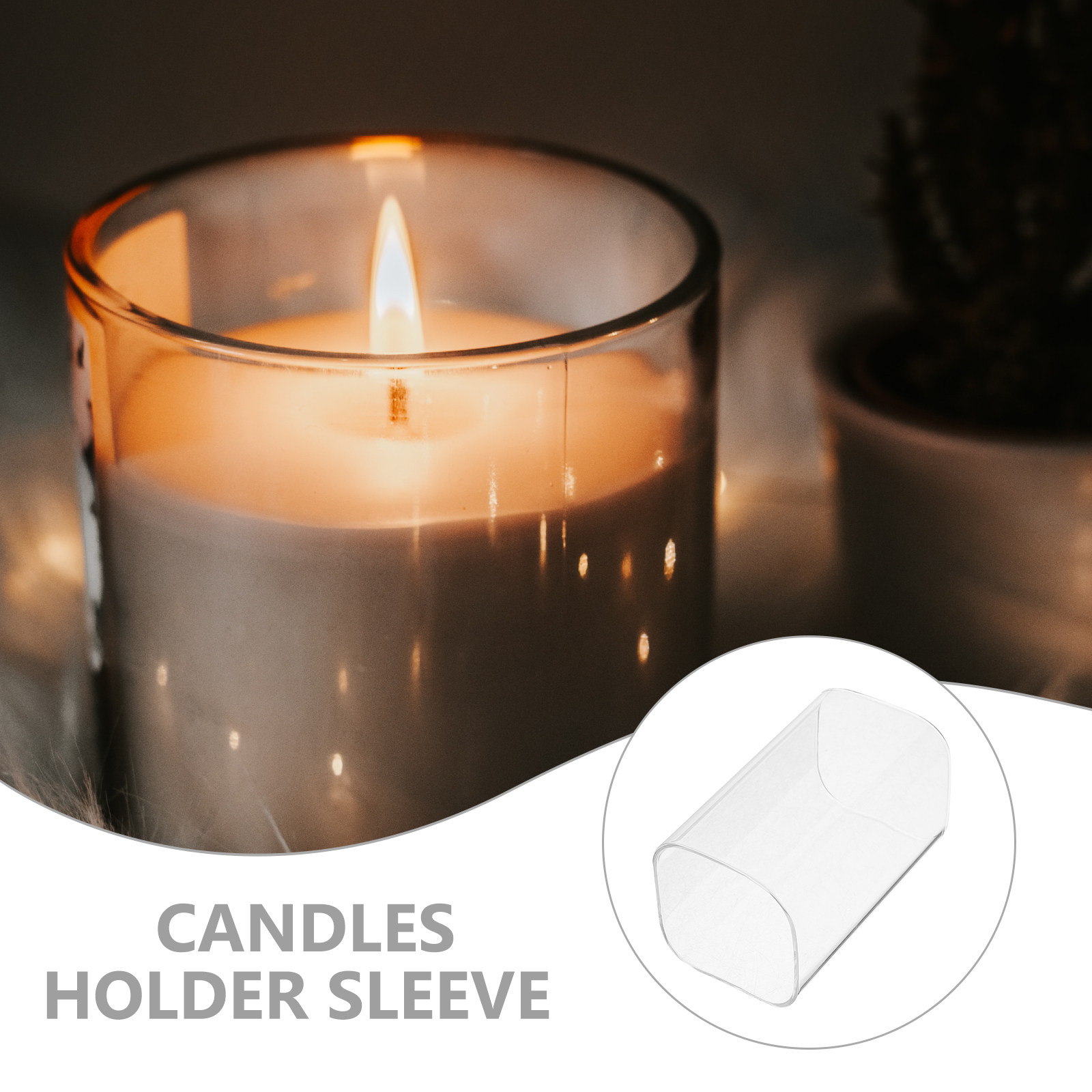 Clear Glass Holder Sleeve Tube - Home Decor Youtube recension och pris
