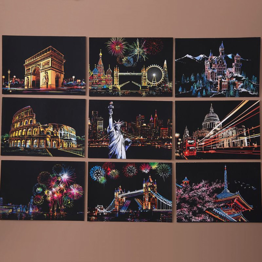 20*14cm DIY Night Scene Painti - Home Decor Scrap recension och pris