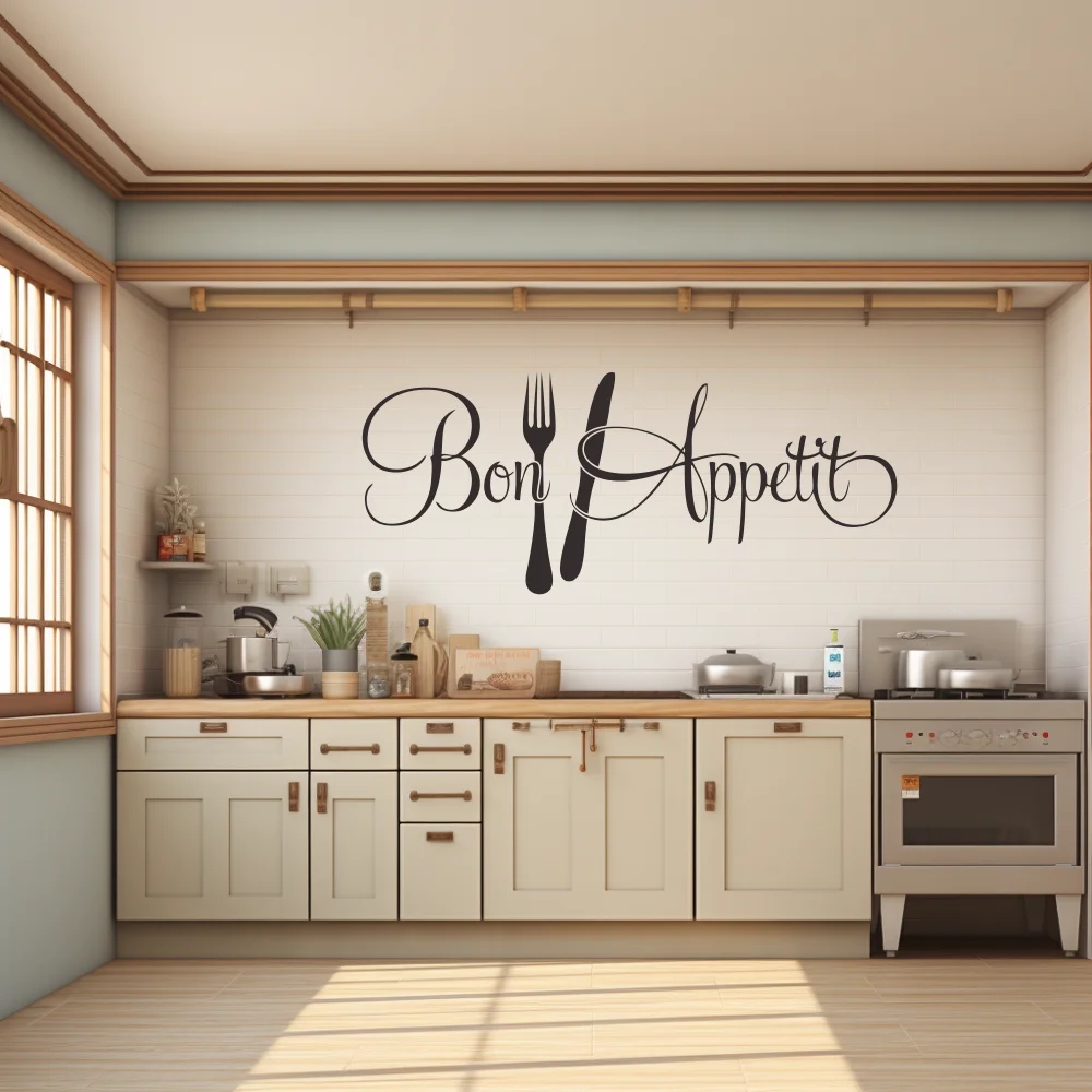1 pc Bon Appétit with Fork and - Home Decor App Free recension och pris