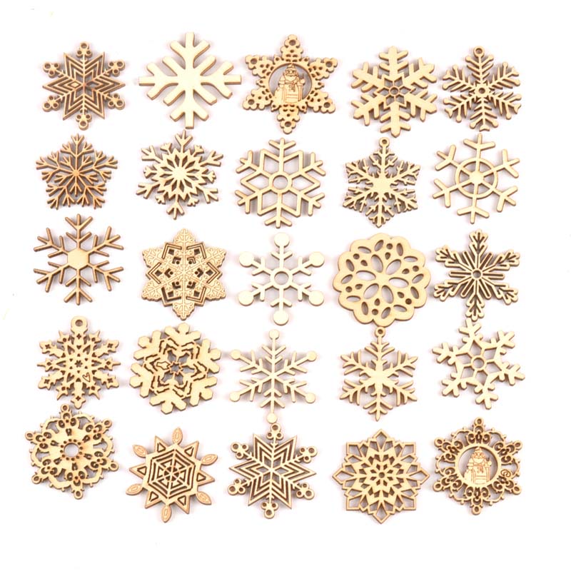 10pcs mix christmas snowflake  - Home Decor Scrap recension och pris
