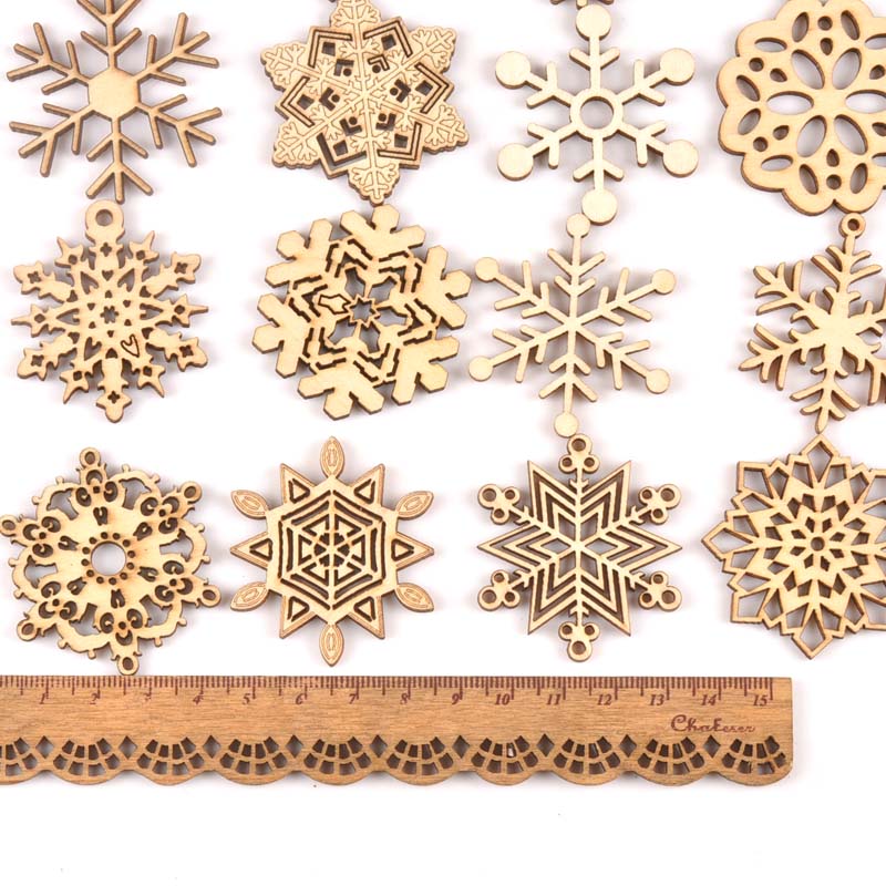 10pcs mix christmas snowflake  - Home Decor Scrap recension och pris