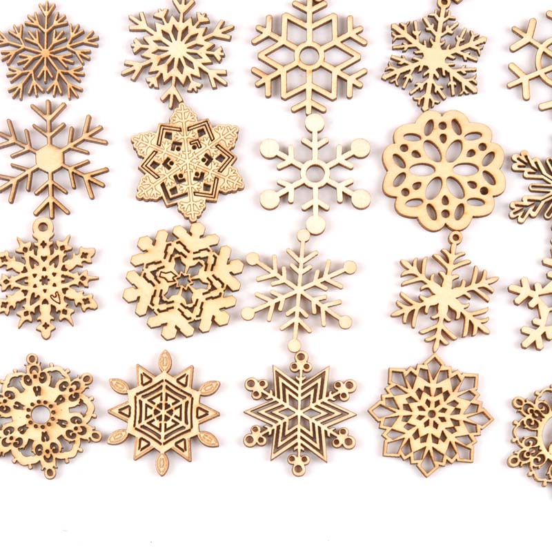 10pcs mix christmas snowflake  - Home Decor Scrap recension och pris