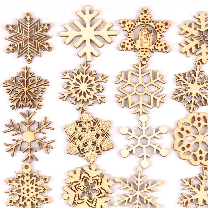 10pcs mix christmas snowflake  - Home Decor Scrap recension och pris