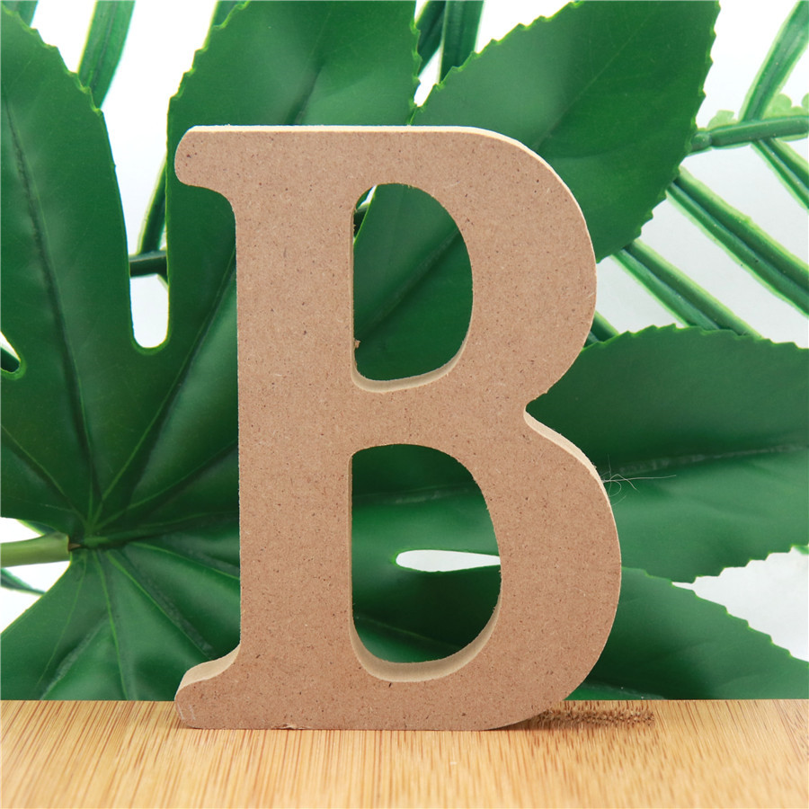 1pc 10cm Wood Color Wooden Let - Wooden Letter Sign recension och pris