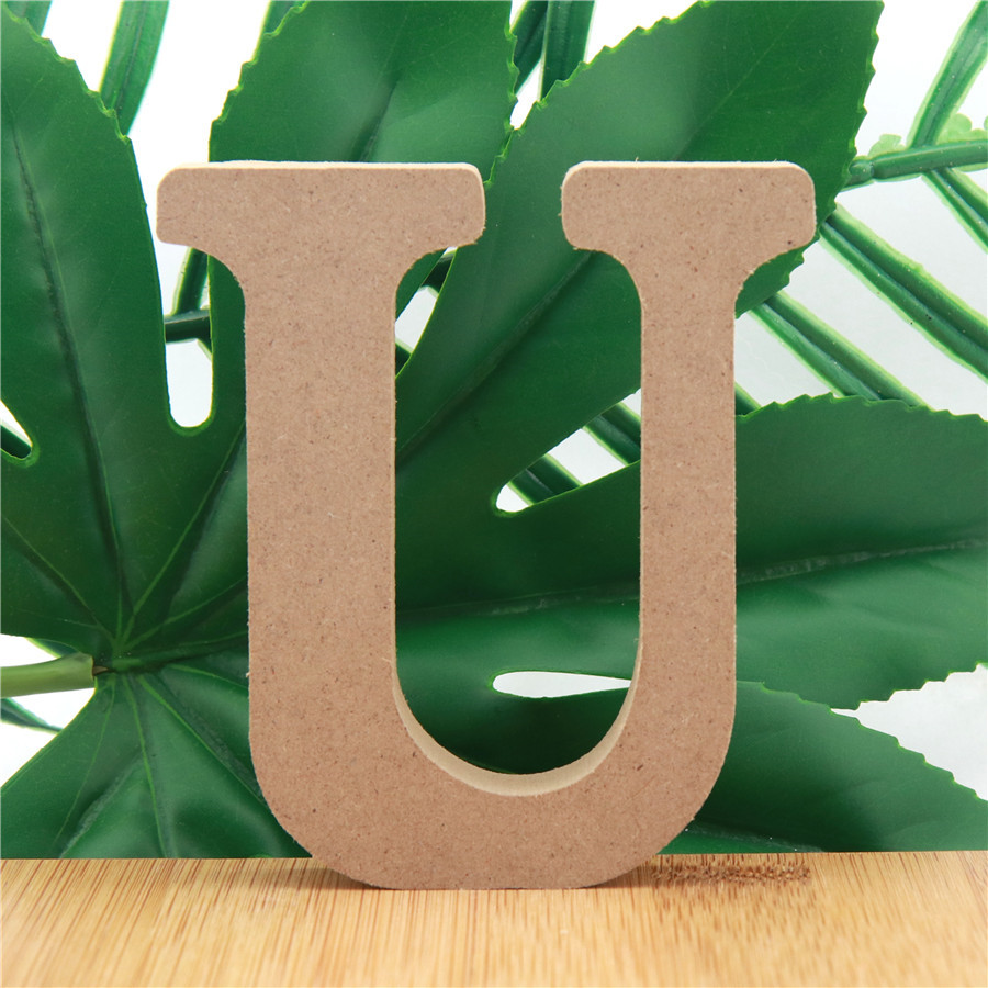 1pc 10cm Wood Color Wooden Let - Wooden Letter Sign recension och pris