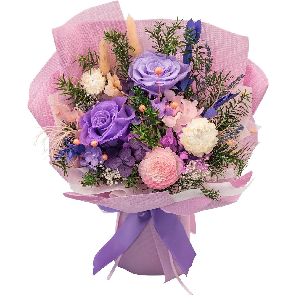 Romantic Preserved Rose Bouque - Home Decor Tulip recension och pris
