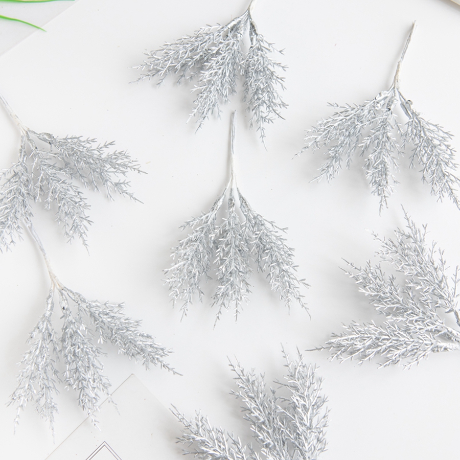 6Pcs Artificial Plants Autumn  - Home Decor Scrap recension och pris
