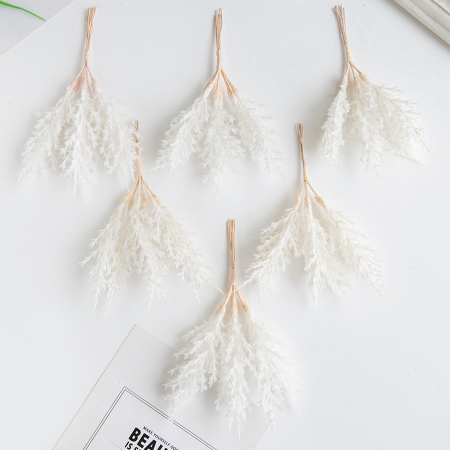 6Pcs Artificial Plants Autumn  - Home Decor Scrap recension och pris