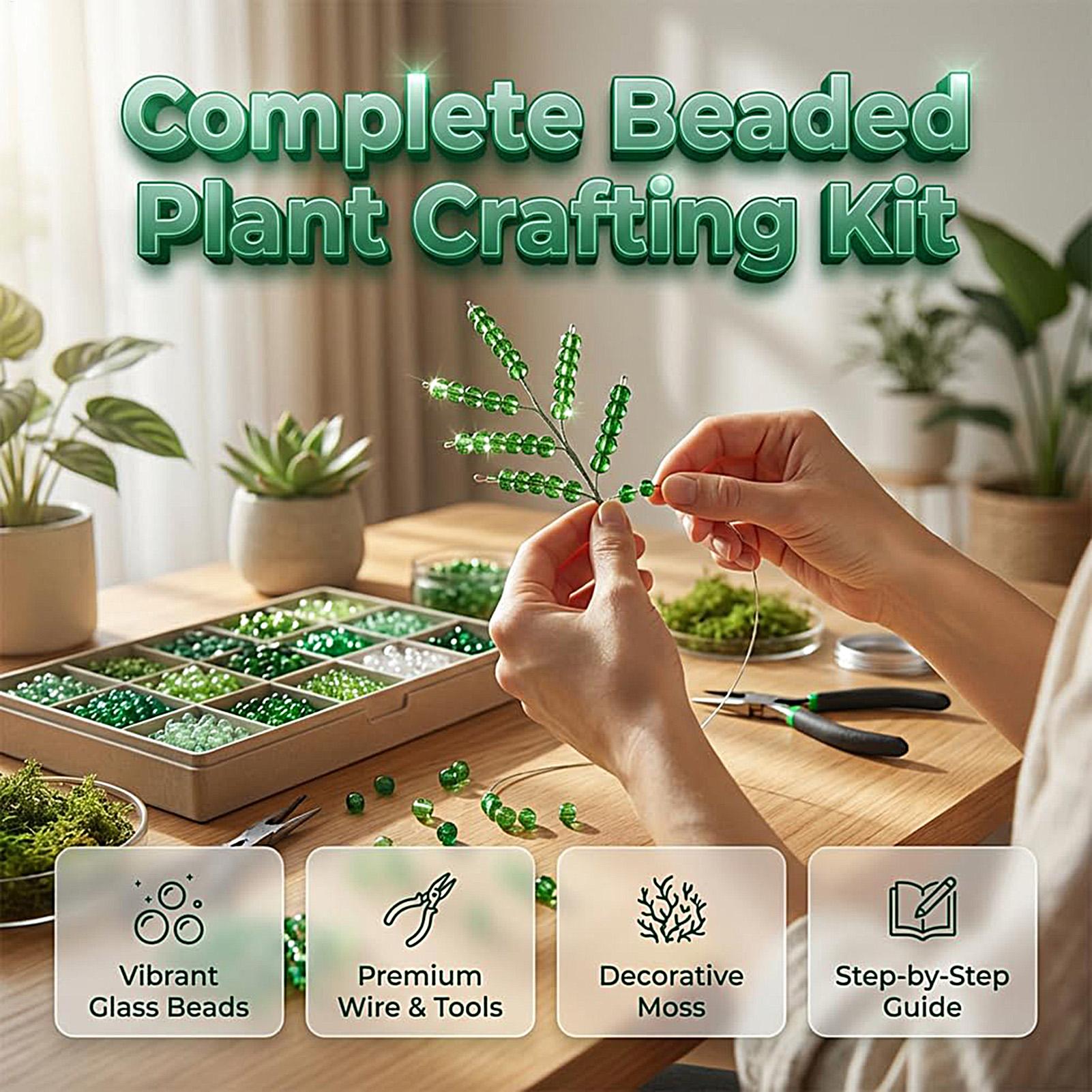 5500 Pcs Beaded Plant Kit Hand - Home Decor Scrap recension och pris