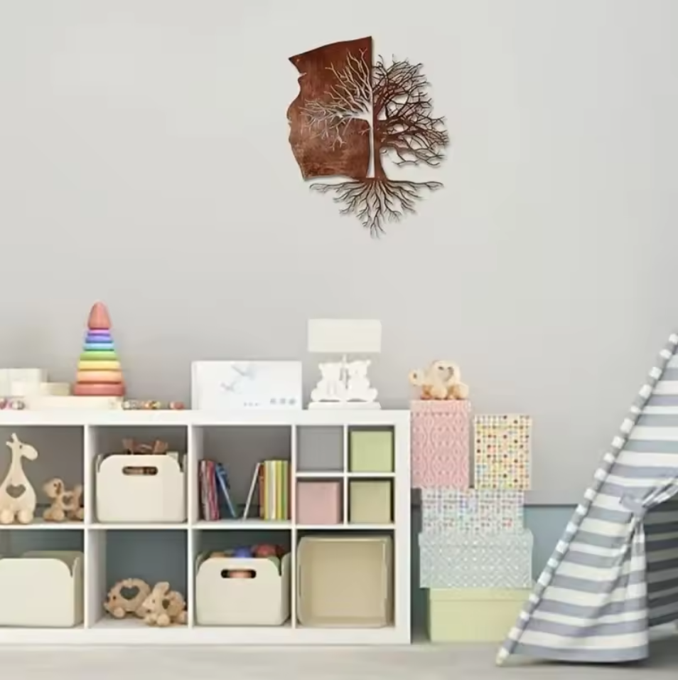 1Pc Rust Metal Tree of Life Wa - Review Home Decor recension och pris
