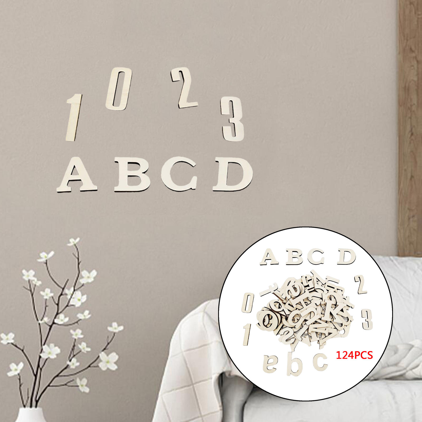 124x Large Wooden Letters Full - Wooden Letter Sign recension och pris