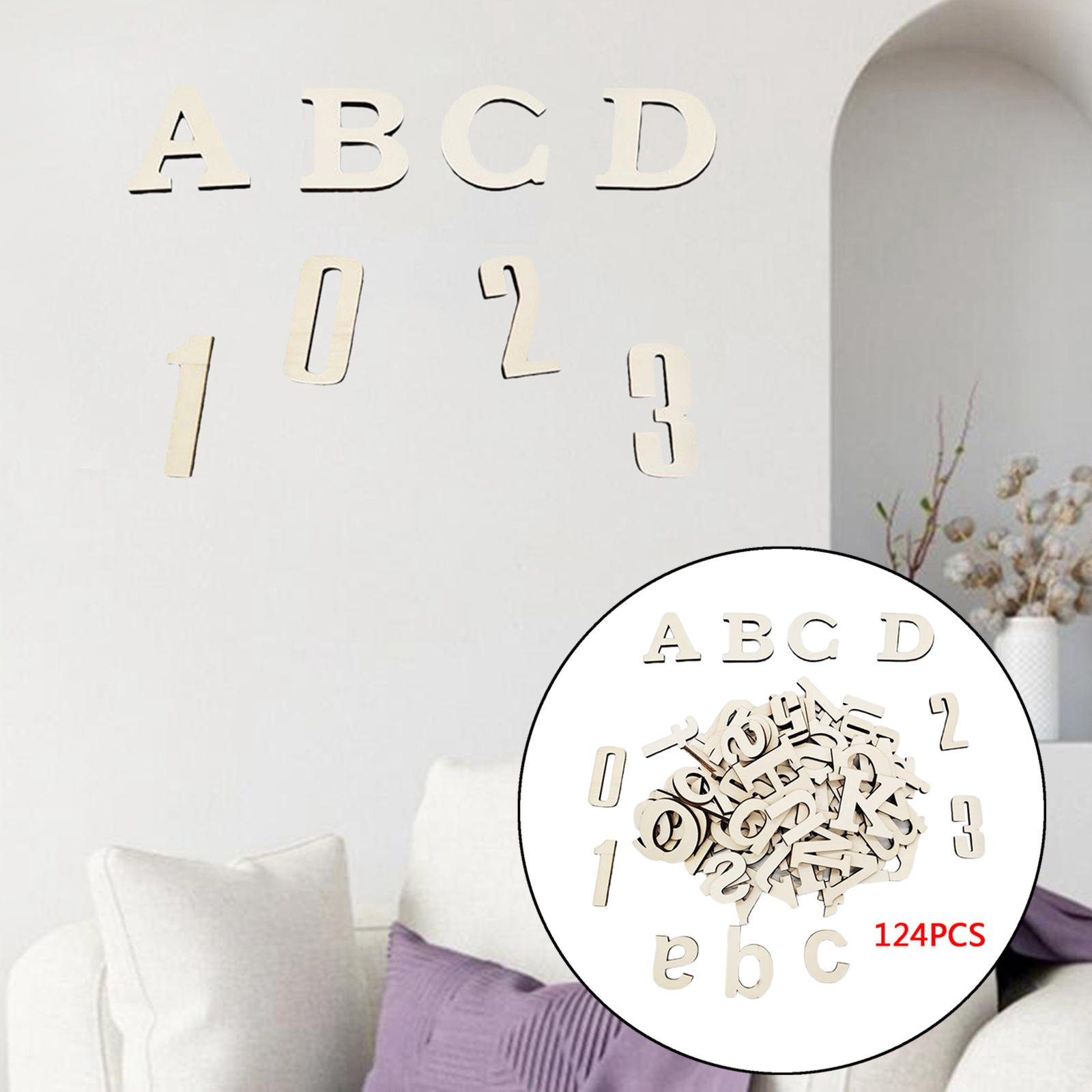 124x Large Wooden Letters Full - Wooden Letter Sign recension och pris