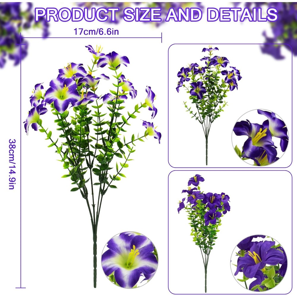 Silky Purple Petunias with Han - Home Decor Tulip recension och pris