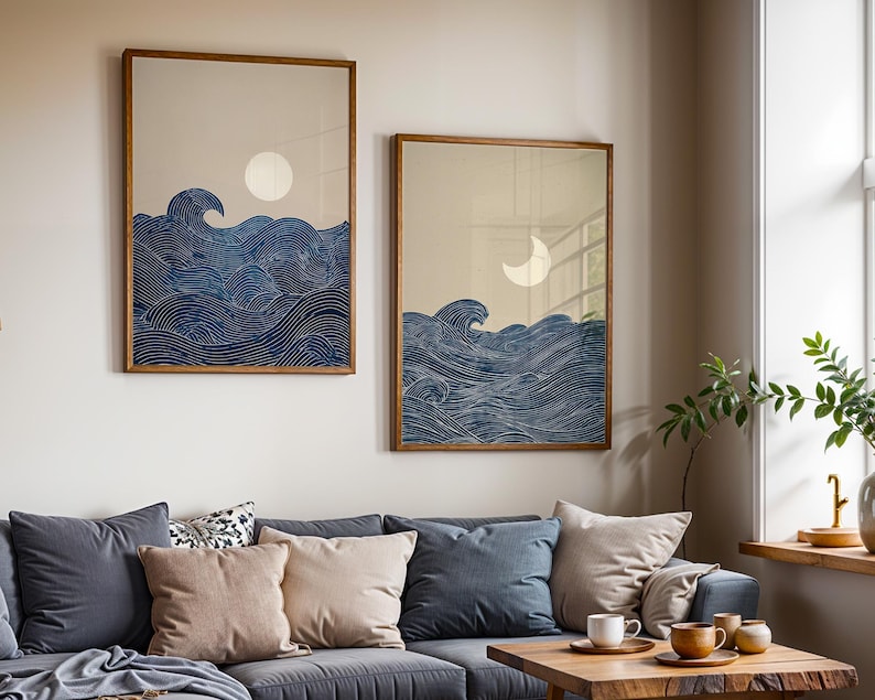 2pcs Japandi Minimalist Moon C - Home Decor Youtube recension och pris