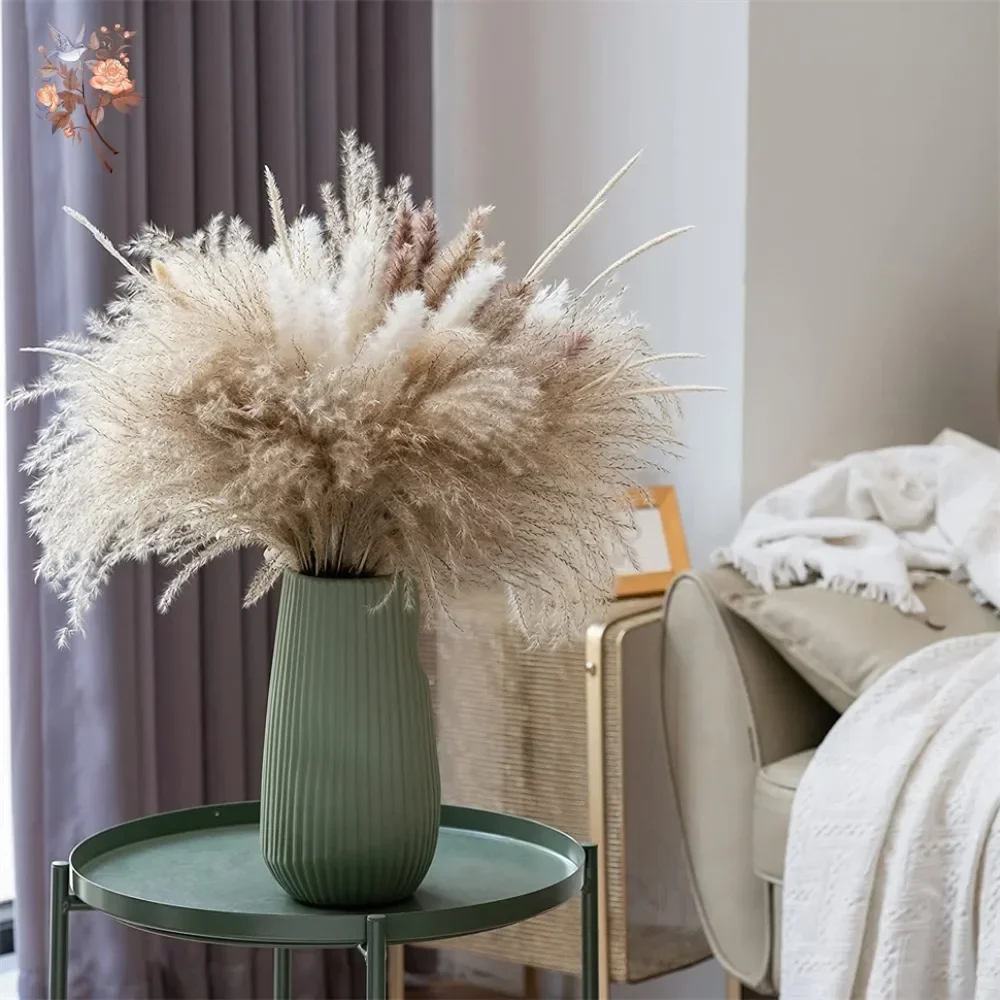 88pcs Natural Fluffy Dried Pam - Pampas Grass Decor recension och pris