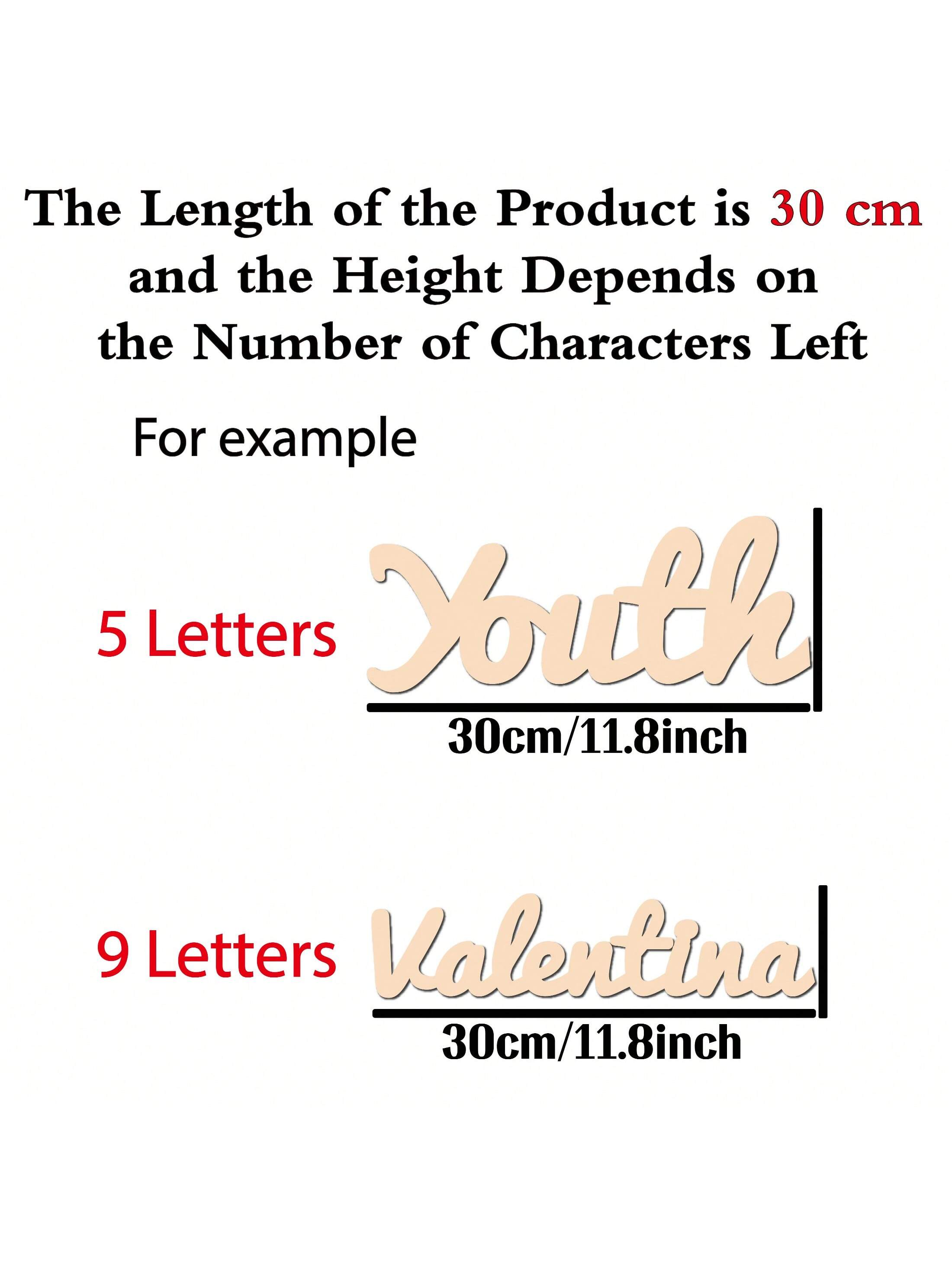 1pc Lovely Emma example Custom - Wooden Letter Sign recension och pris