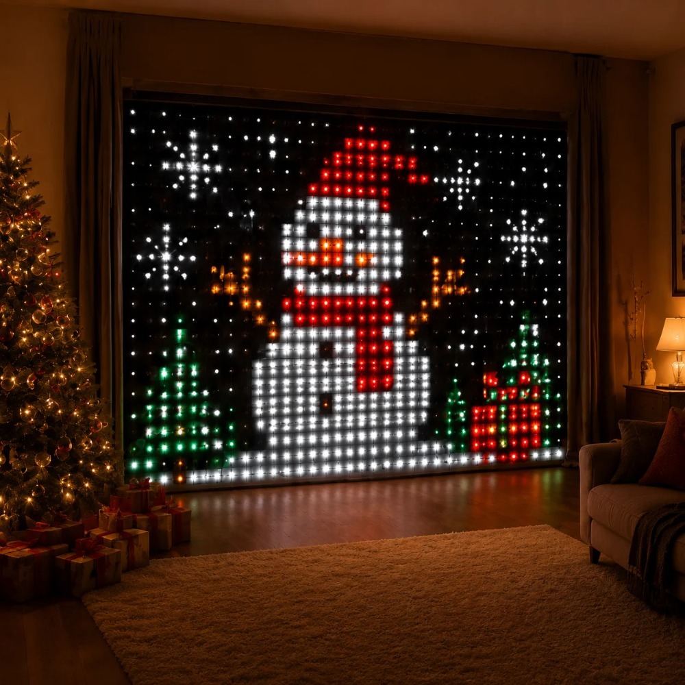 LED Pixel Curtain Lights Bluet - Home Decor App Free recension och pris