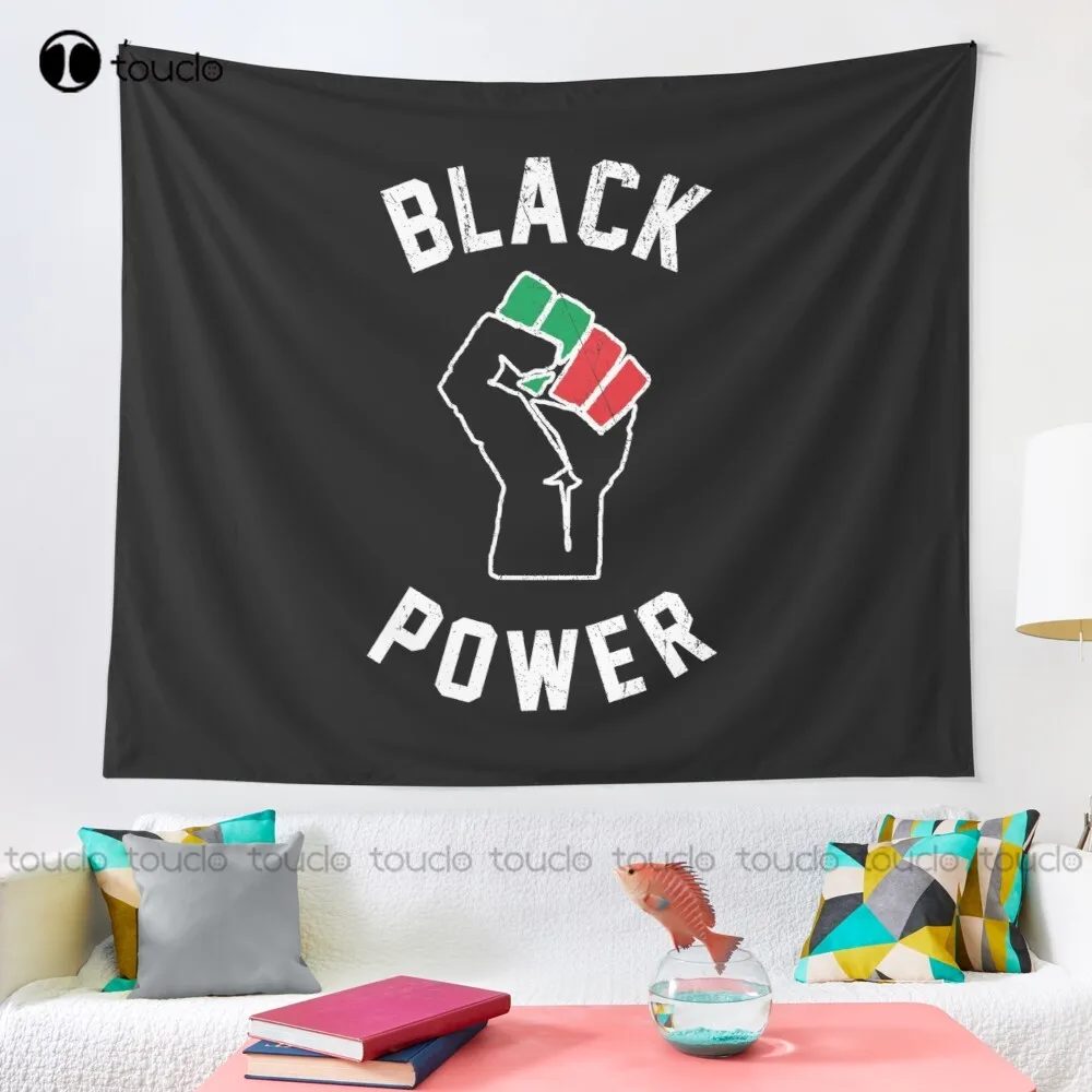 Black Power Fist Tapestry Tape - Home Decor Website recension och pris