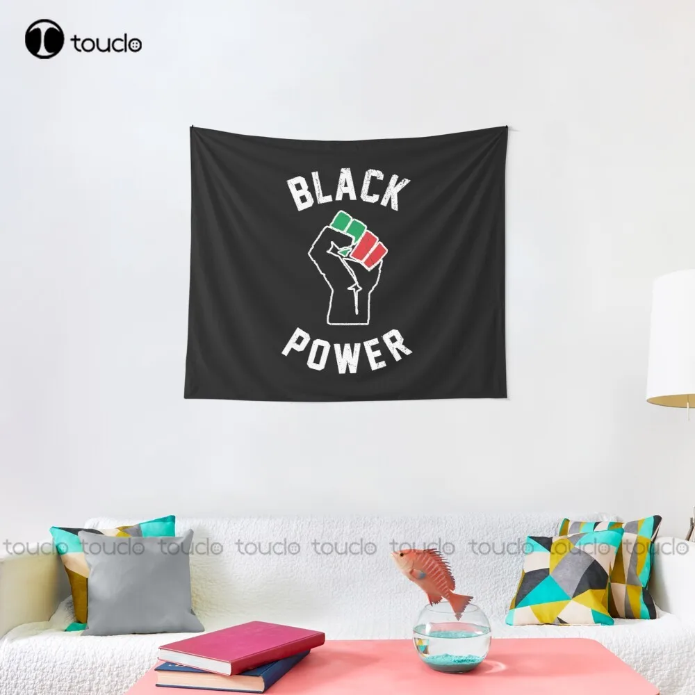 Black Power Fist Tapestry Tape - Home Decor Website recension och pris