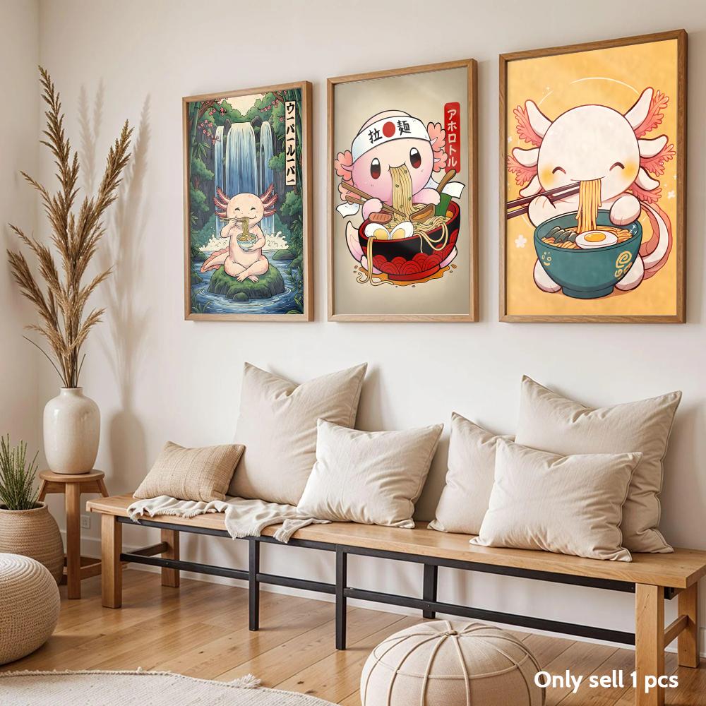 Ramen Axolotls Art Design Post - Home Decor Design Ideas recension och pris