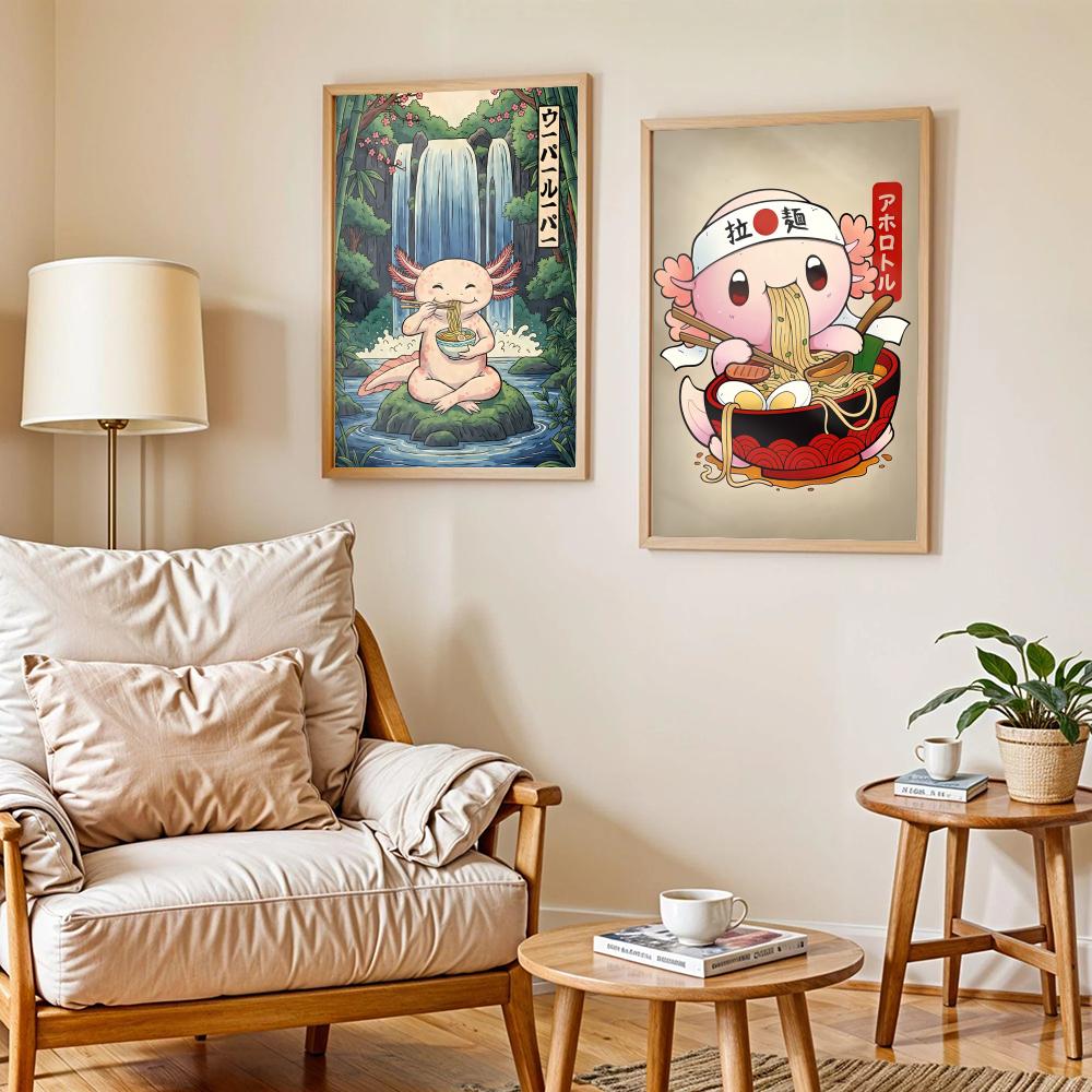 Ramen Axolotls Art Design Post - Home Decor Design Ideas recension och pris