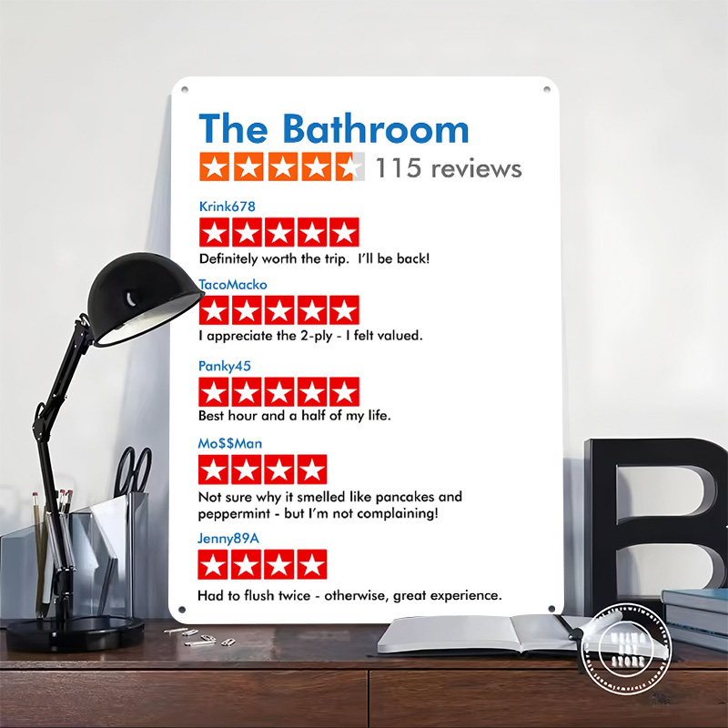 THE BATHROOM Funny Reviews Pri - Review Home Decor recension och pris