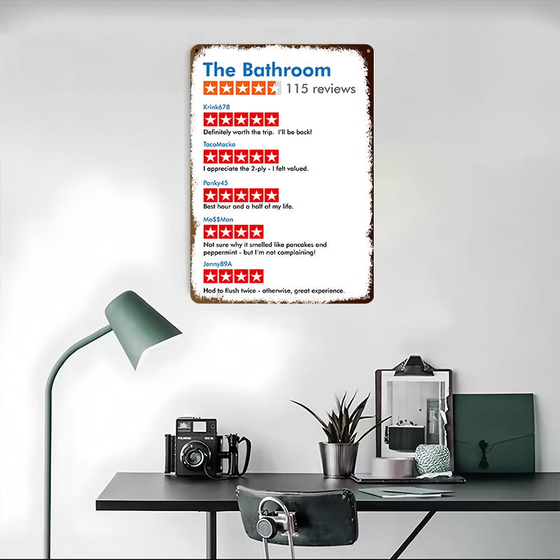 THE BATHROOM Funny Reviews Pri - Review Home Decor recension och pris