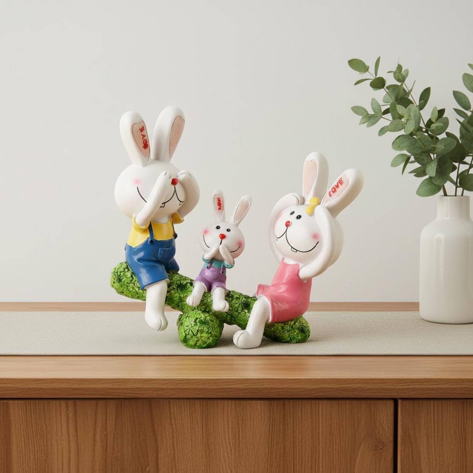 Resin Rabbit Statue European D - Home Decor Design Ideas recension och pris