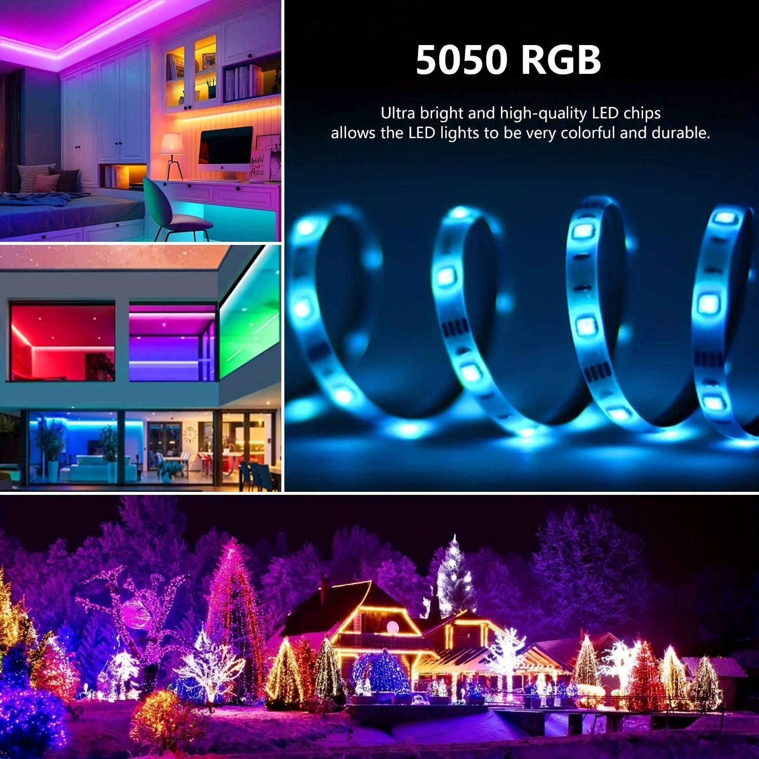 10M 20M 30M RGB LED Lights Str - Home Decor App Free recension och pris