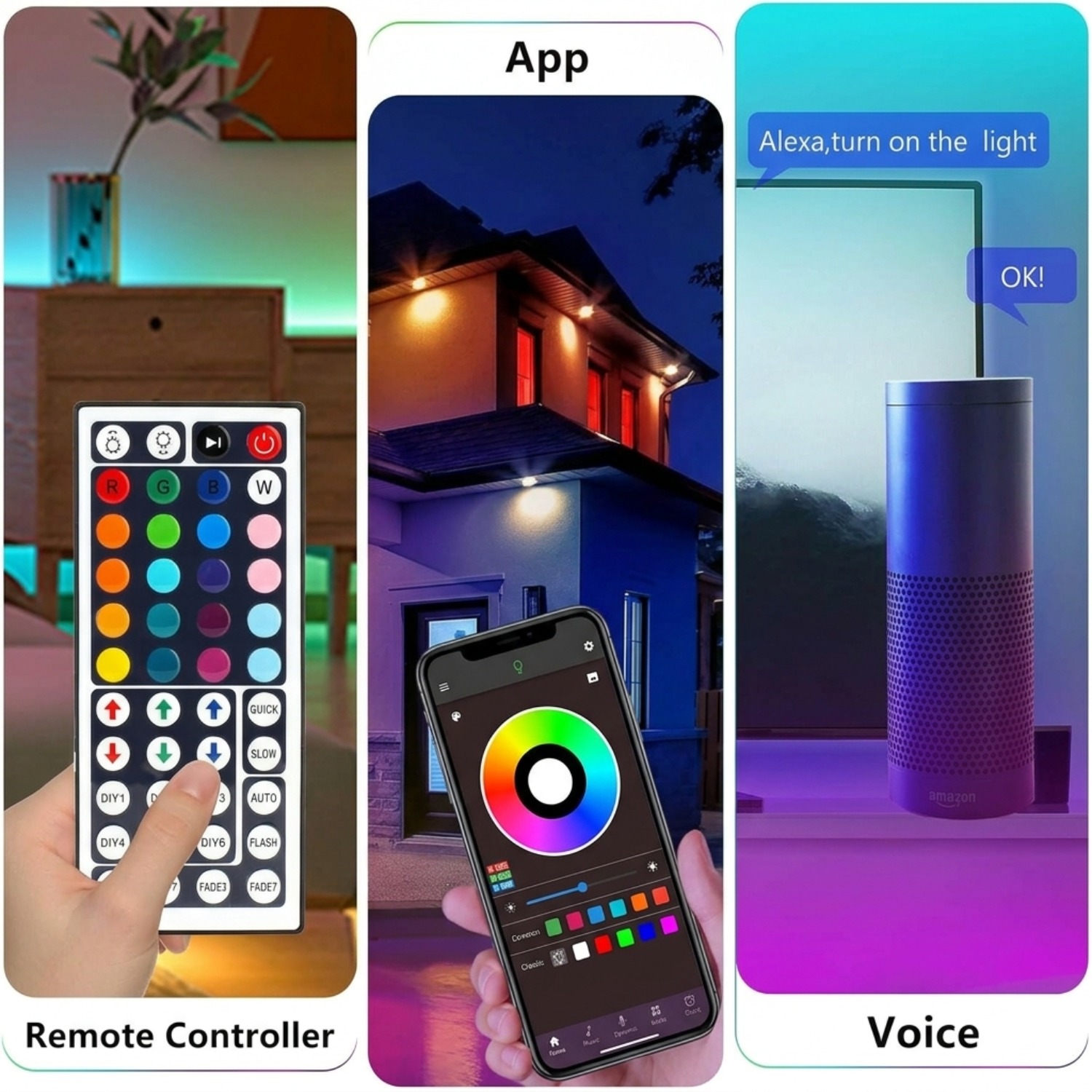 10M 20M 30M RGB LED Lights Str - Home Decor App Free recension och pris