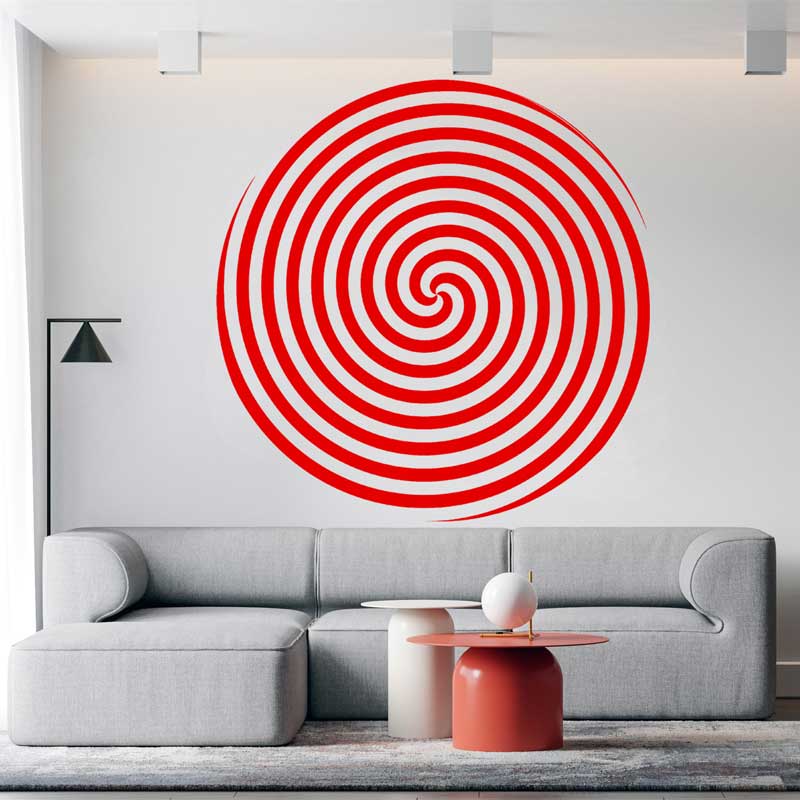 Circle Design Spiral Vision Wa - Home Decor Vinyl Flooring recension och pris