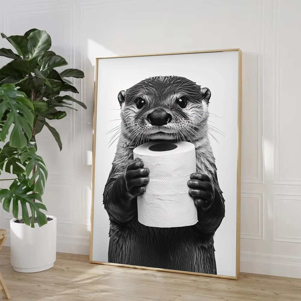 Highland Cow Otter Cat  Raccoo - Home Decor Scrap recension och pris