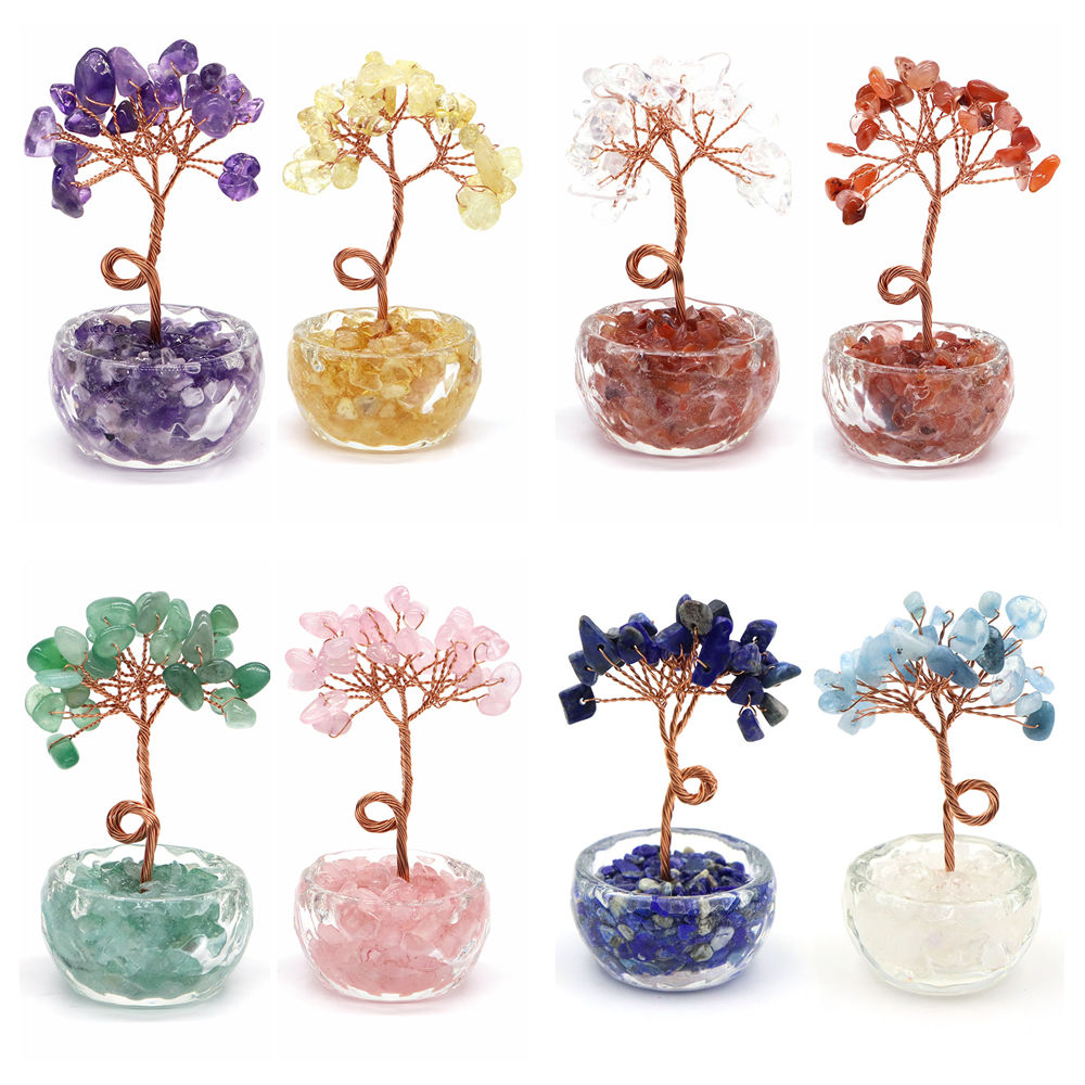 Natural Gemstone Crystal Lucky - Home Decor Glass recension och pris