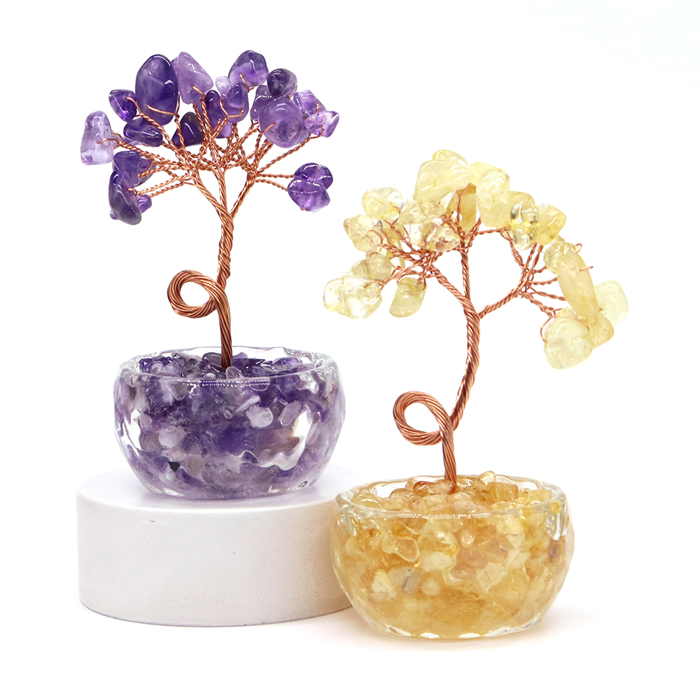 Natural Gemstone Crystal Lucky - Home Decor Glass recension och pris