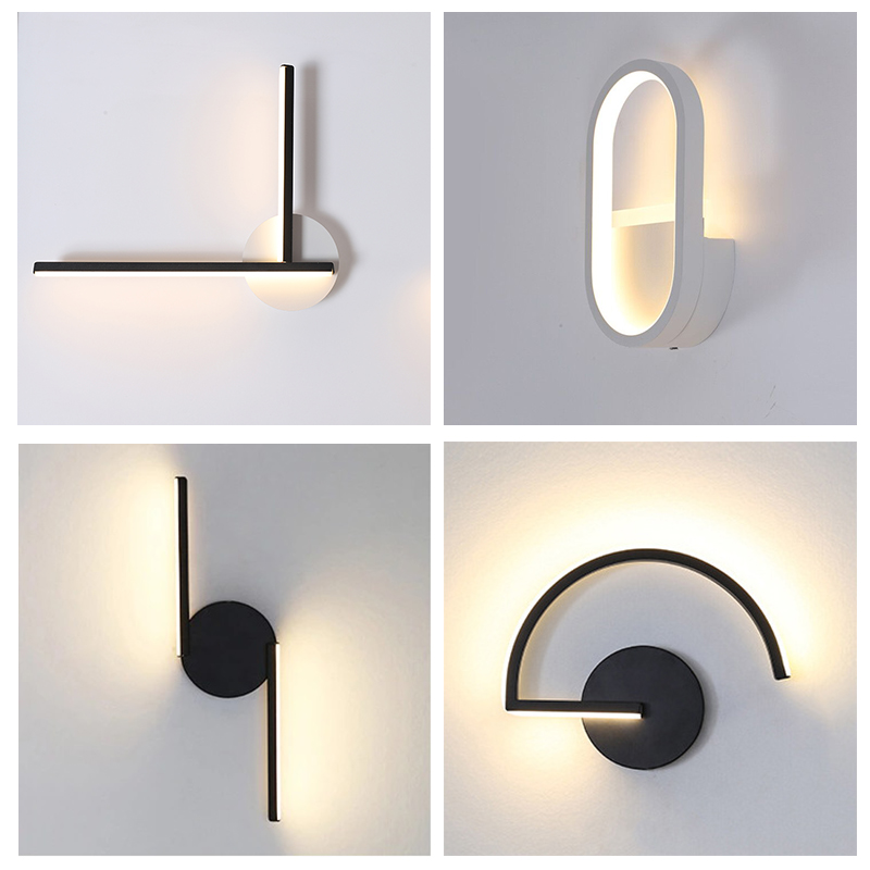 Modern Nordic LED Wall Lamp, M - Home Decor Glass recension och pris