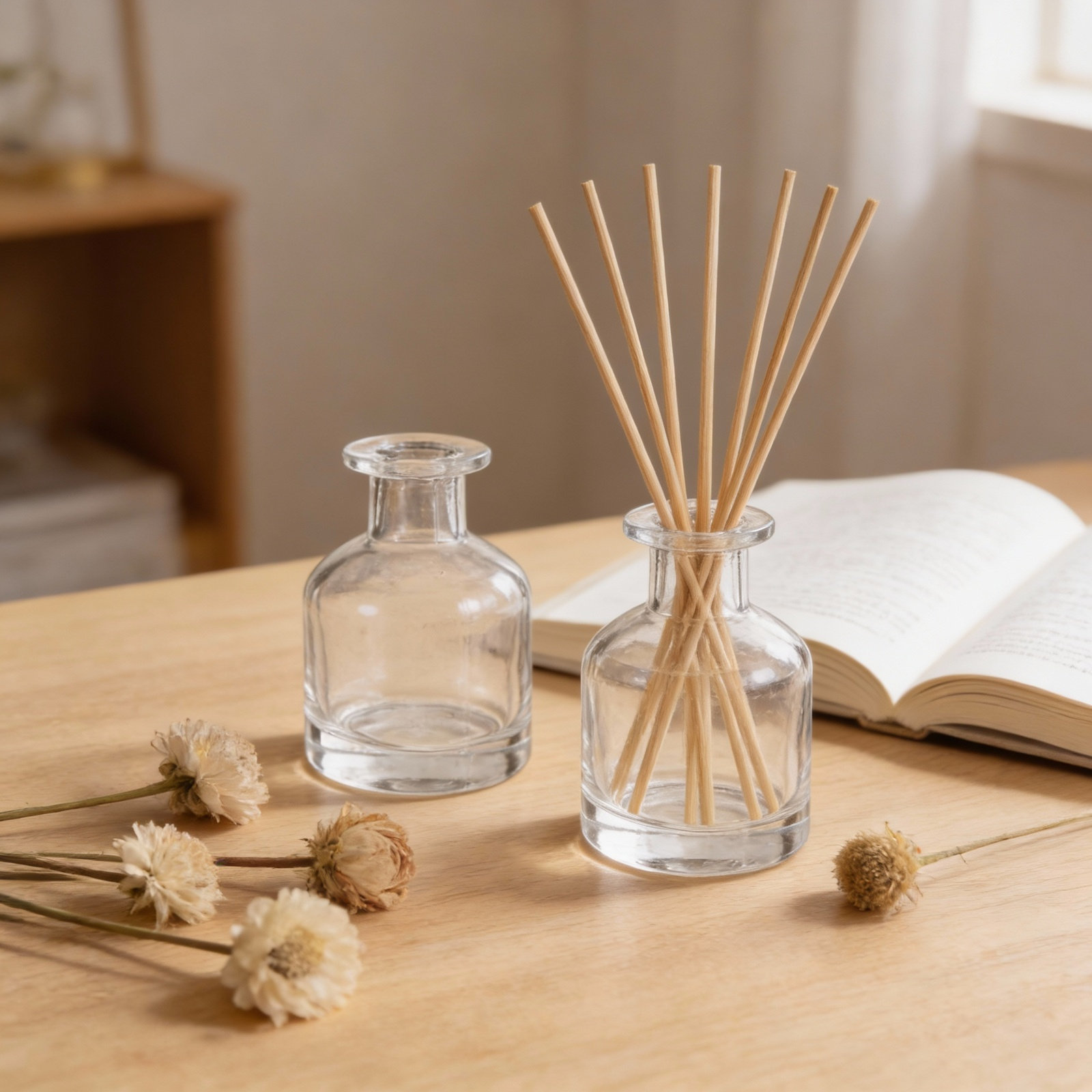 2Pcs Glass Diffuser Bottles Cy - Home Decor Glass recension och pris
