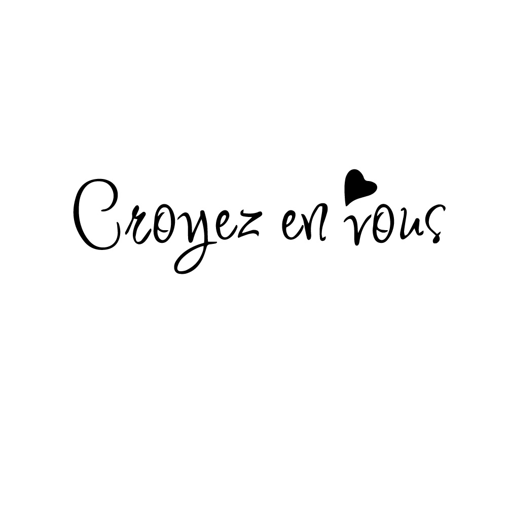 Wall Decals Believe In Yoursel - Home Decor Vinyl Flooring recension och pris