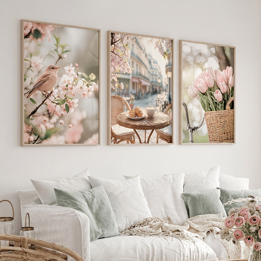 3pcs/set Romantic Paris Street - Home Decor Tulip recension och pris
