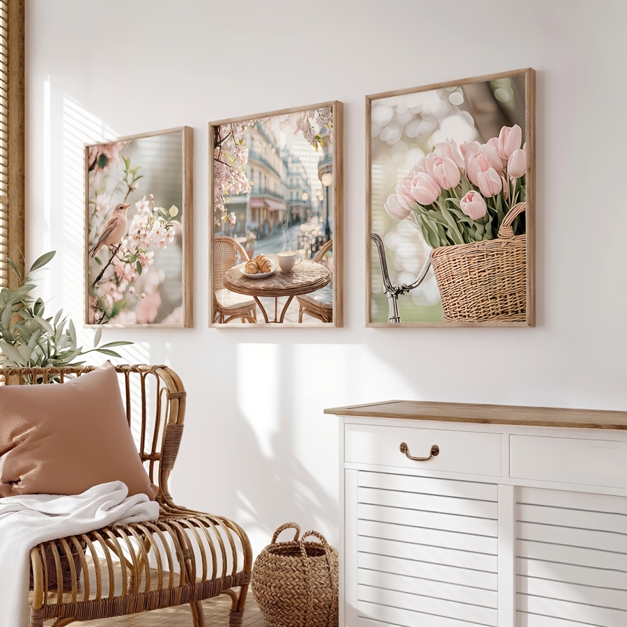 3pcs/set Romantic Paris Street - Home Decor Tulip recension och pris