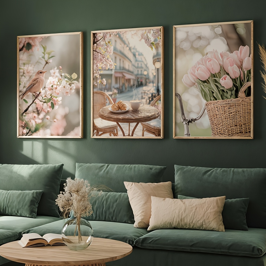 3pcs/set Romantic Paris Street - Home Decor Tulip recension och pris