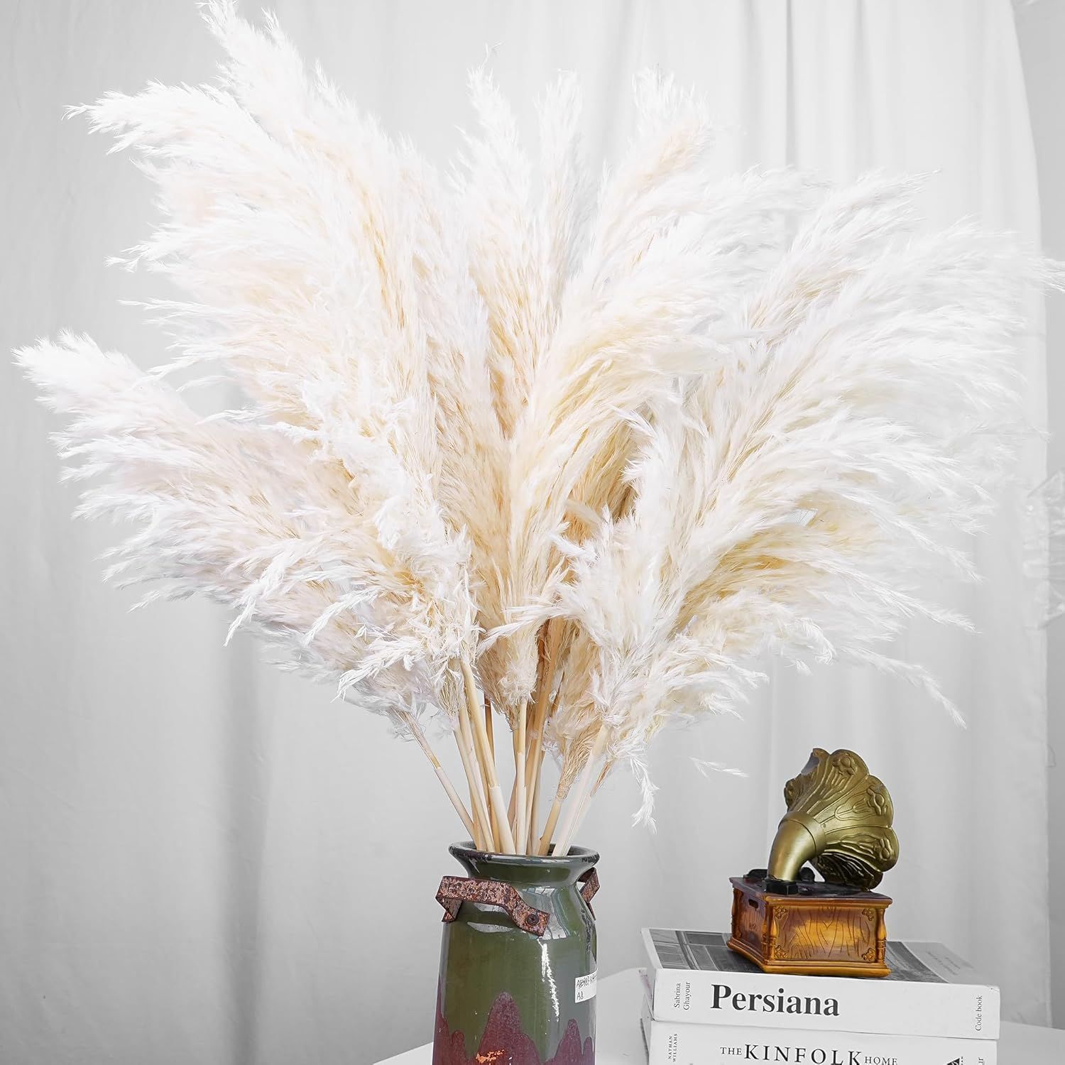 30PCS White Pampas Grass for H - Pampas Grass Decor recension och pris