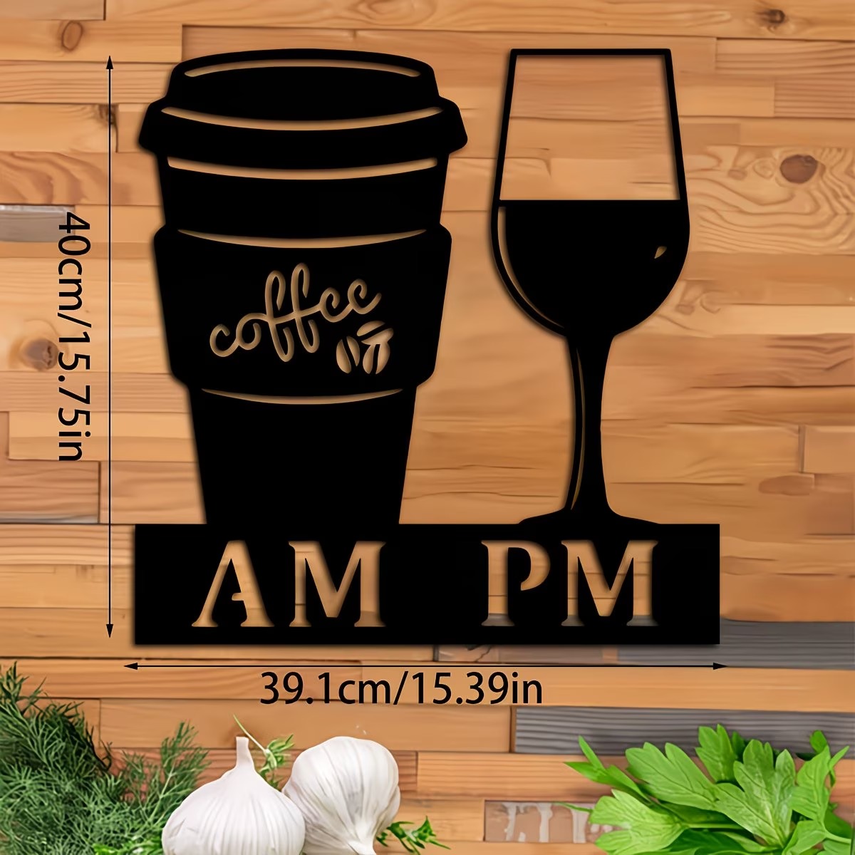 Custom Elegant Coffee Cup & Wi - Home Decor Glass recension och pris