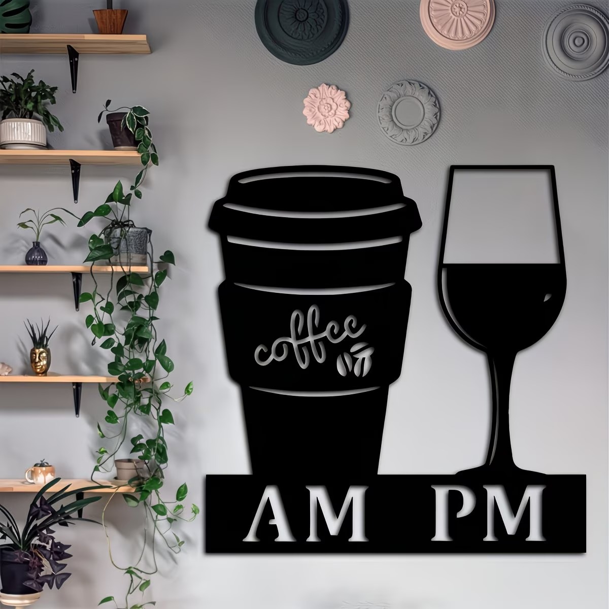 Custom Elegant Coffee Cup & Wi - Home Decor Glass recension och pris